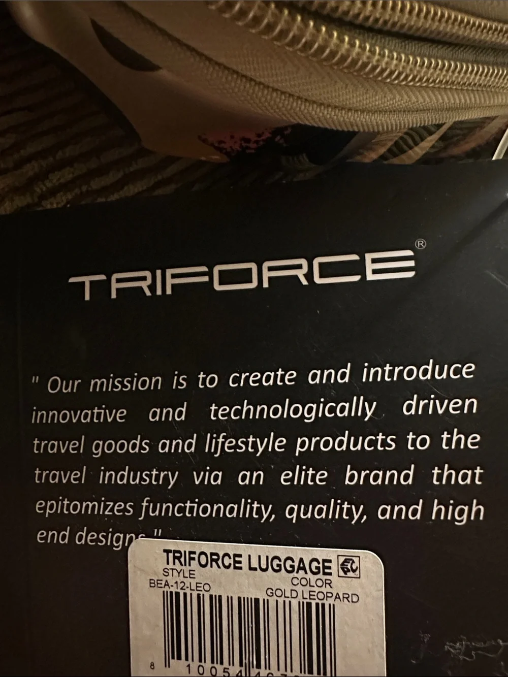 Leopard Print Cosmetic Case with Pink and Tan Accents